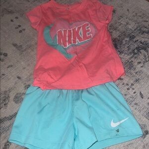 Nike Coral and Aqua Kids Set